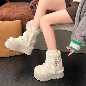 Botas de Nieve Personalizadas al por Mayor, Forradas de Felpa, Cálidas, Cómodas, Antideslizantes, de Alta Calidad, Botas Cortas para Exteriores - Product Image 6