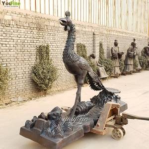 Thần thoại lửa chim tượng đồng Phượng điêu khắc - Product Image 5