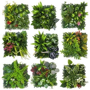 Plantes murales artificielles décoratives tropicales, fougères et herbes, écologiques, modernes et luxueuses, pour la décoration murale suspendue lors <span class=keywords><strong>de</strong></span> fêtes et pour les centres commerciaux - Product Image 1