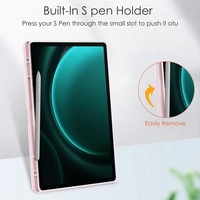Coque arrière transparente en PC mince et protectrice pour tablette Samsung Galaxy Tab S9 Plus S10 Plus S9 FE Plus