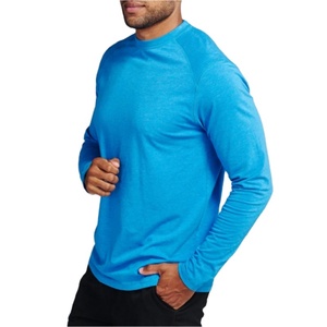 Camiseta Unisex de Manga Larga con Cuello Redondo, Corte Ajustado, Algodón y Elastano, Personalizable con Logotipo, Transpirable, de Secado Rápido y Antiarrugas 180 - Product Image 1