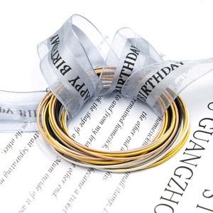 Bracelets en spirale en acier inoxydable plaqué or pour femmes, vente en gros, bijoux fantaisie en forme <span class=keywords><strong>de</strong></span> cordes <span class=keywords><strong>de</strong></span> <span class=keywords><strong>guitare</strong></span> - Product Image 5
