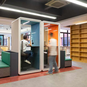 Modern Privacy Work Booth <b>Soundproof</b> Office Pod for Focus Work and Private Conversations - Product Image 1