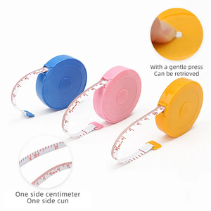 Jp Có Thể Thu Vào Thợ May Thủ Công Băng Đo 60-Inch 1.5 Meter Vòng Hình Dạng Công Cụ May Phụ Kiện Mềm Đo Băng - Product Image 3