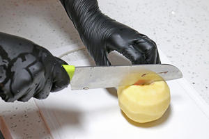 Gants d'examen jetables en mélange de nitrile et de vinyle d'épaisseur - Product Image 4