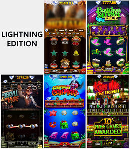 QIQU Machine d'arcade à pièces la plus populaire, écran vertical de 43 pouces, édition Lightning, jeu d'arcade 5 en 1, salle de jeux - Product Image 3