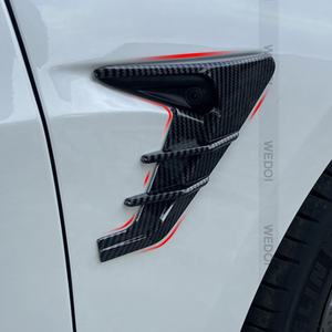 <span class=keywords><strong>2</strong></span> Pcs特斯拉Model <span class=keywords><strong>3</strong></span> Model Y侧摄像头指示器保护罩ABS碳纤维装饰改装汽车配件 - Product Image 2