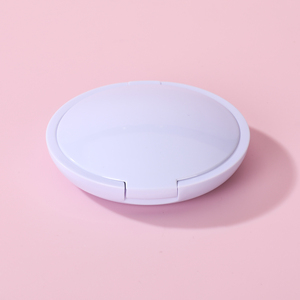 Su misura di grande capacità monostrato <span class=keywords><strong>polvere</strong></span> compatta, Blush e Contouring scatole con specchietti bianco rotondo Design per cosmetici - Product Image 1