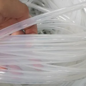 Tubo de goma de silicona transparente, se puede cortar, de grado alimenticio