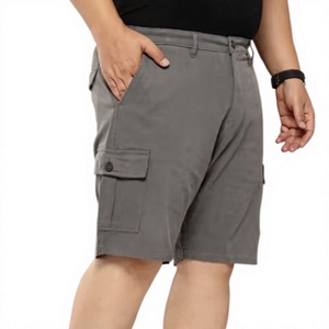 Shorts cargo pour hommes sur mesure OEM, tissés, anti-plis, taille haute, longueur genou, couleur unie, vente en gros - Product Image 1