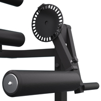 Machine de gymnastique multi-stations commerciale Glute Ham Developer Leg Press Hack Squat en métal durable avec repose-pieds