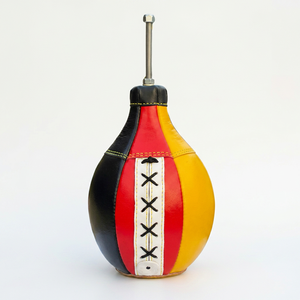 Balón de Boxeo Personalizado OEM de Cuero Genuino, Balón de Entrenamiento de Boxeo, Balón de Velocidad, Bolsa Inflable de Cuero de Búfalo Premium LPB-0005 - Product Image 1
