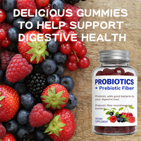 Gummies probiotiques en gros, marque privée OEM, formule personnalisée, complément nutritionnel