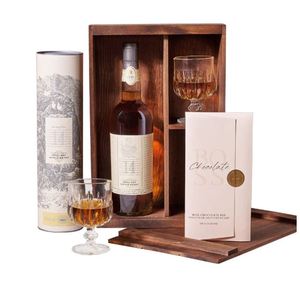 Caja de Regalo de Madera Sólida Personalizada para Botellas de Tequila, Whisky, <span class=keywords><strong>Vodka</strong></span>, Ginebra y Vino - Product Image 6