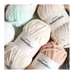 Giá nhà máy Đậu ngọt 100G/5Mm làm khăn quàng cổ, chăn, sợi <span class=keywords><strong>polyester</strong></span> dày - Product Image 1