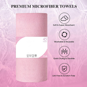 Paños de Limpieza Desechables de Microfibra de Secado Rápido y Alta Absorción, Ecológicos, en Rollo, Toalla de Cocina Reutilizable - Product Image 4
