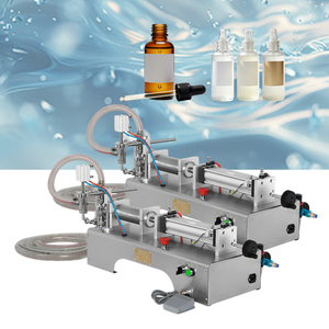 Machine de remplissage pneumatique horizontale Qianxun à buse <span class=keywords><strong>simple</strong></span>/<span class=keywords><strong>double</strong></span>, remplisseuse de précision pour confiture, savon liquide, boissons, sachets - Product Image 1