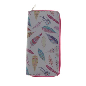 For Custom Cartoon Pattern PU Leather Open Closure Waterproof Long <b>Card</b> <b>Holder</b> <b>Wallet</b> for Women with Cotton Lining - Product Image 3