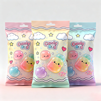 Sachets en Mylar imprimés avec logo personnalisé, sachets en aluminium pour sucre, sachets pour miel, sachets pour bonbons, emballage pour bonbons au chocolat