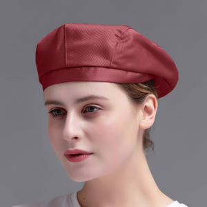 Berretto da cucina con cappello uniforme al vino rosso pentole essenziali - Product Image 1