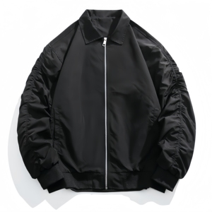 <span class=keywords><strong>Giacca</strong></span> da Baseball da Uomo 2026 alla Moda, Tinta Unita, Sportiva, con Cerniera, Vestibilità Ampia, Casual - Product Image 4