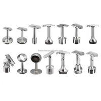Support de balustrade moderne en acier inoxydable 316 pour balcon et escalier, résistant à la rouille, taille personnalisée, installation facile en DIY