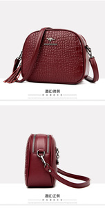 Sac à bandoulière rétro en cuir PU tendance, sacs à main noirs avec bandoulière – Vente chaude - Product Image 4