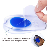 Inserts de fasciite plantaire confort éperon osseux Achille pied soulagement de la douleur soutien tendinite douleurs ascenseurs Gel coussinets talon tasses