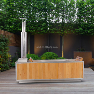 하이 퀄리티 나무 욕조 온천을위한 나무 온수 욕조 - Product Image 4