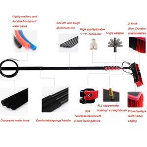 Professional <b>Window</b> Cleaner With Aluminum Telescopic Pole Solar Panel Cleaning <b>Brush</b> Water Fed Pole <b>Window</b> Cleaning Equipment - Product Image 5
