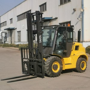 סינית <span class=keywords><strong>4wd</strong></span> 3.5ton 4ton 5ton מחוץ לכביש מלגזה מכונה דיזל שטח קשה מלגזה למכירה - Product Image 2