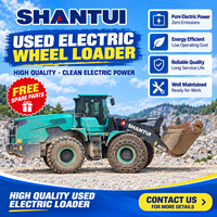 Pala Gommata Elettrica Usata Shantui LE59-X2 da 5,5 Tonnellate con Batteria da 282 kWh, Ricambi Inclusi, Ideale per Carico in Porto e Costruzioni
