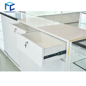 Luxus USA Smoke Shop Vitrinen Holz und Glas Wand Vitrinen Zigarette Tabak Vitrine mit LED-Licht - Product Image 3