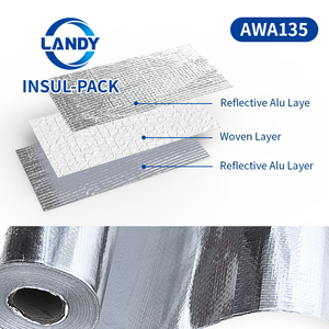 Aislamiento Térmico con Barrera <span class=keywords><strong>de</strong></span> Vapor <span class=keywords><strong>de</strong></span> <span class=keywords><strong>5</strong></span> <span class=keywords><strong>mm</strong></span>, Rollos <span class=keywords><strong>de</strong></span> Láminas <span class=keywords><strong>de</strong></span> Aislamiento <span class=keywords><strong>para</strong></span> Techos <span class=keywords><strong>de</strong></span> Aluminio Tejido <span class=keywords><strong>de</strong></span> 135 g/m² - Product Image 2