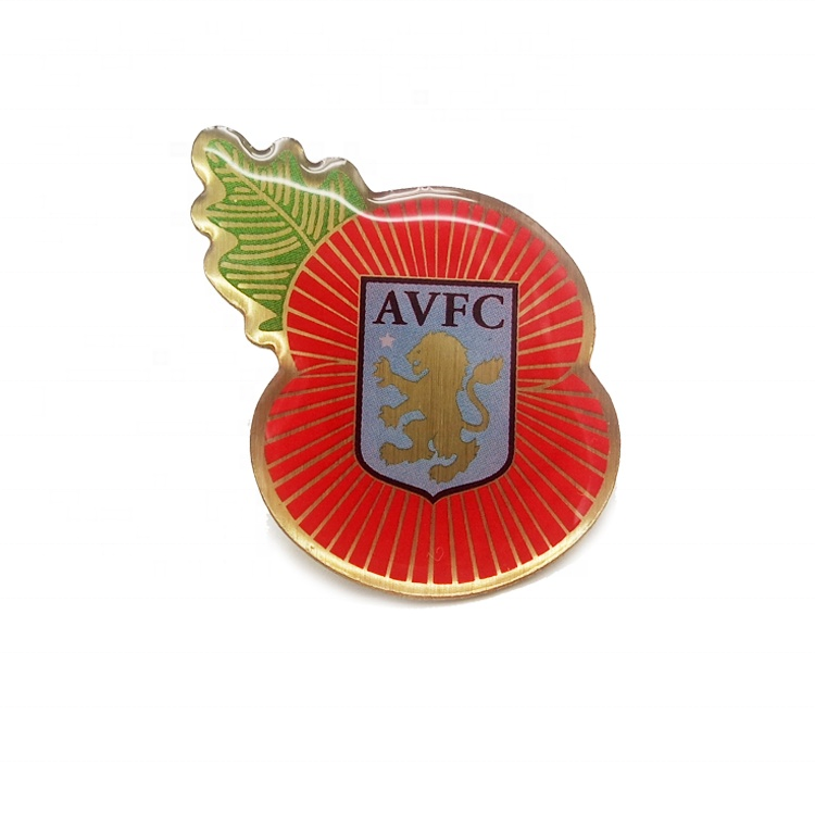 Football Club Poppy Badges High Quality Low Price