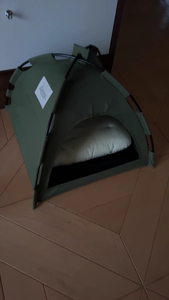 Gran oferta, tienda sólida para mascotas, casa ventilada para perros y gatos, refugio plegable, estampado, forma de patrón, extraíble, lavable, embalado para todas las estaciones - Product Image 4