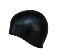 Bonnet de bain en silicone Conception aérodynamique de style casque 3D avec qualité de compétition professionnelle-Doux et imperméable