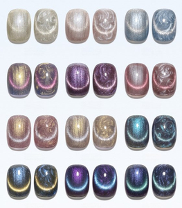 ยาทาเล็บลายตาแมวแบบเกลียว 3 มิติ ลายท้องฟ้าเต็มดาว ยาทาเล็บเจลยูวีแบบไดนามิก - Product Image 2