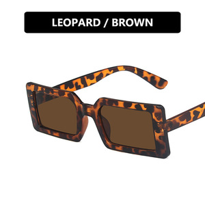 Lunettes de soleil rétro tendance, nouvelles lunettes de soleil rectangulaires pour la protection solaire en extérieur, à la mode - Product Image 4