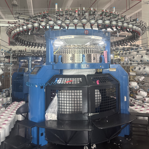 Máquina de tejer circular de la marca <span class=keywords><strong>HANMA</strong></span> / máquina de tejer textiles / máquina para fabricar telas de doble jersey de ancho abierto - Product Image 5