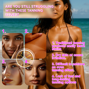 Label privé mousse antioxydante <span class=keywords><strong>express</strong></span> bronzante <span class=keywords><strong>bronzage</strong></span> profond à développement rapide avec hydratation et ingrédient à base de plantes pour le corps - Product Image 3