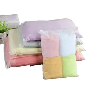 Sacs PE Ziplock Sacs d'emballage en plastique Ziplock compostables personnalisés, blanc mat givré, pour vêtements