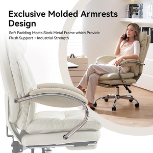 Chaise de bureau améliorée avec accoudoirs, design robuste, chaise de direction, chaise de gaming, chaise d'ordinateur confortable pour la maison, pur <span class=keywords><strong>plaisir</strong></span> de la posture assise - Product Image 3