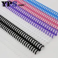 DIY Kunststoff Binde streifen Lose blatt Ring Binde clip für Notebook Spiral Coil Clips Papier Kunststoff Buchbinder für die Schule