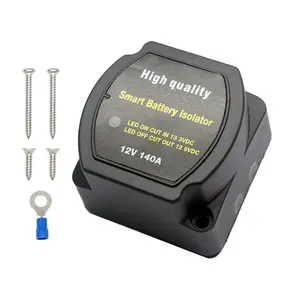 Waterproof 12V 140A Smart Voltage Sensitive Relay Dual battery isolator For Marine Car