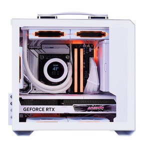 Boîtier de PC de jeu LY New Small Micro ATX Mid Tower avec construction en acier en stock, compatible avec un refroidisseur à eau de 240 mm sur le dessus - Product Image 3