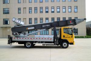 17m 20m 21m 23m <span class=keywords><strong>28m</strong></span> 36m 45m Échelle Camion Boom Truck Cargo Plate-forme de levage avec système hydraulique et panier - Product Image 2