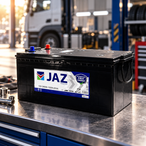 Batterie de camion sans entretien au plomb-acide 12V 240Ah 240 HD 1320 CCA, batterie de démarrage pour véhicule utilitaire lourd, batterie JAZ - Product Image 1