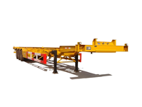Châssis de semi-remorque 2, 3 ou 4 essieux de haute qualité avec une charge utile de 60 tonnes pour le transport de conteneurs de marchandises lourdes, remorque de camion personnalisable
