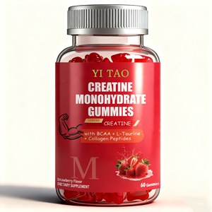 <b>Creatine</b> Monohydrate Gummies for Men Women Muscle Recovery Pre Workout Chewable Supplement Manufacturer Wholesale - Product Image 1